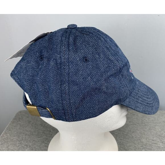 Friends TV Show Logo Blue Denim Strapback Hat Cap Culturefly Adjustable NBC NEW - Picture 4 of 5